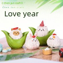 Mermaid DIY micro landscape aquarium decoration waterscape creative beauty cake keychain plastic ornaments crafts_voghion.com