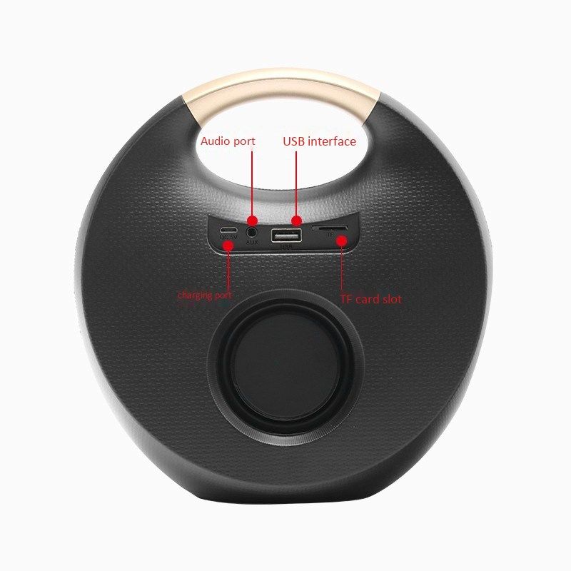 Nouvelle mini enceinte portable sans fil Bluetooth 5.0 Subwoofer Barre de son TVSupporte TF/USB/FM/AUX Petite radio extérieure_voghion.com