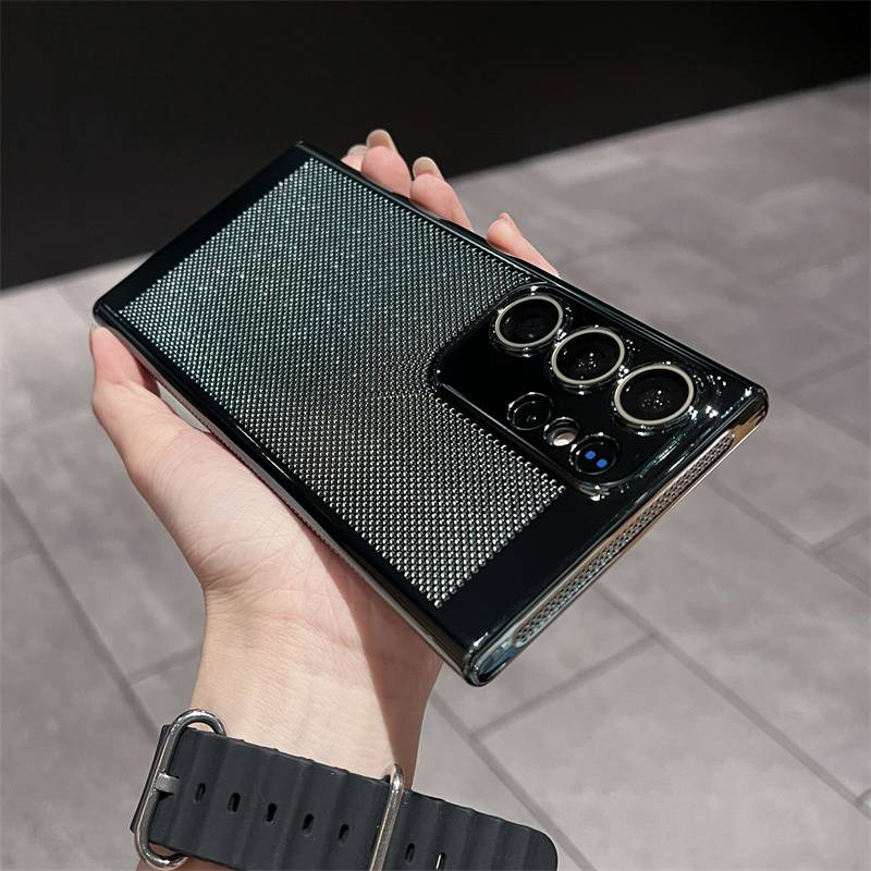 Samsung S25 Ultra Case - Ultra Thin Metal Coated Heat Dissipation Cover With Full Camera Protection (Compatible With S23 Plus/S22)_voghion.com