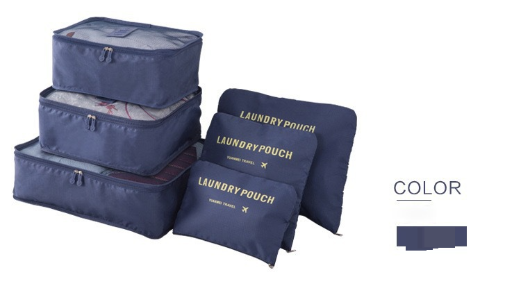 Travel Storage Bag Set Storage Bag Six Piece Set Luggage Storage Waterproof Storage Bag Storage Bag 6 Piece Set_voghion.com