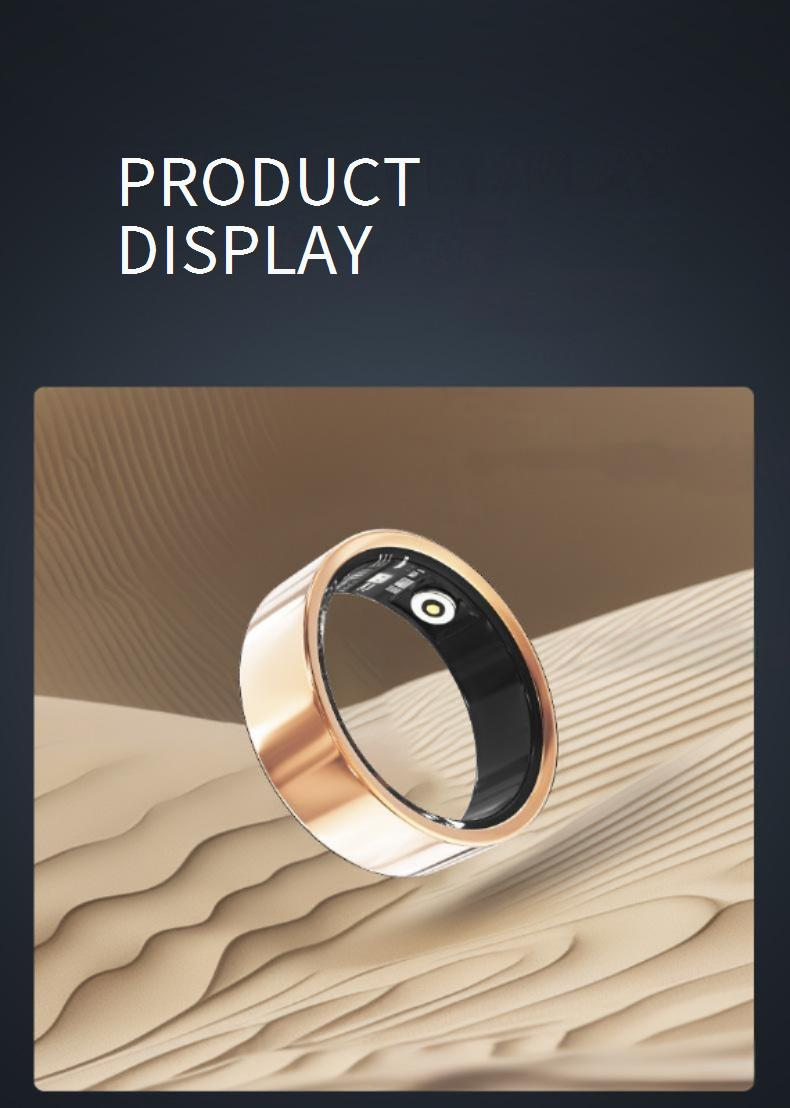 Yüzükler Yüzükler Yeni V1daRing Akıllı Yüzük Giyilebilir Yüzük Bluetooth Kan Oksijen Kalp Atış Hızı Sağlık Adım Sayacı Uyku Egzersiz_voghion.com