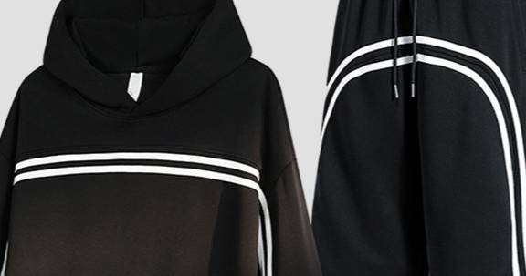 Men's Streetwear Hoodie & Jogger Set, Trendy Two-Piece Outfit For Fall, Casual Cotton Lounge Wear_voghion.com