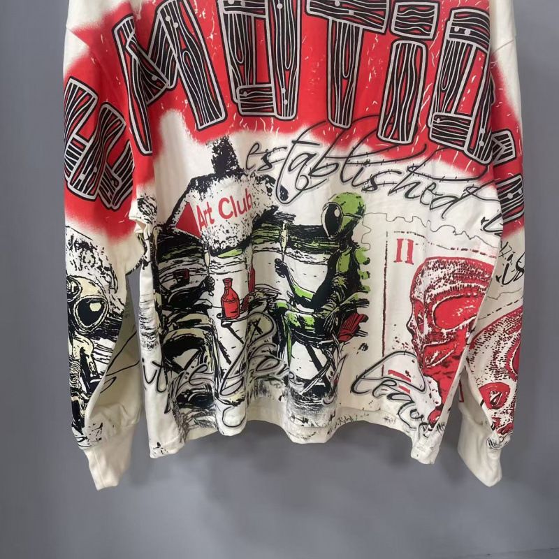 Streetwear-Hoodie mit Grafikprint – Oversized-Hip-Hop-Rundhalsausschnitt mit Graffiti-Print_voghion.com