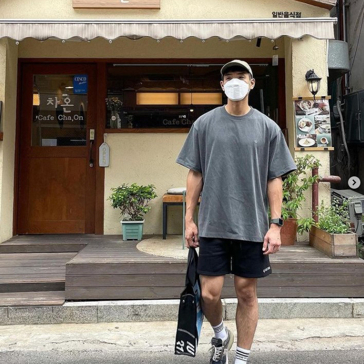 Muscle Spring/Summer New Men's Sports Running Fitness Training Cotton Loose Elastic Oversize Short Sleeve T-shirt_voghion.com