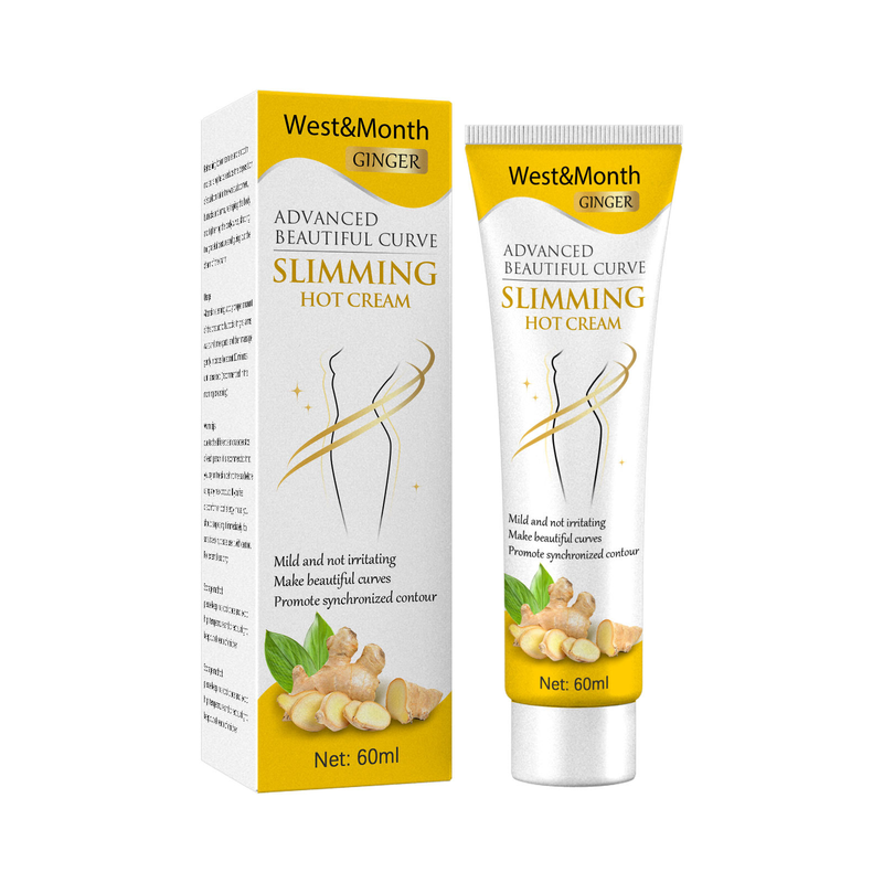 Lifting, West&Month Ginger Firming, Slimming, and Firming Massage Cream to Remove Large Belly and Thigh Muscle_voghion.com