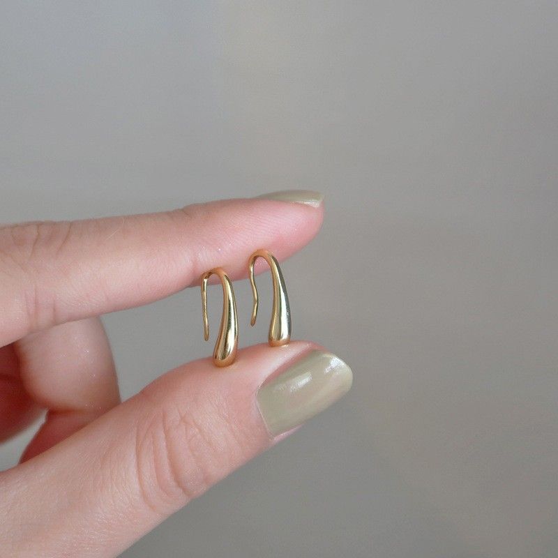 Shop Owner Recommended Simple And Exquisite Circle Hoop Women, High-End Luxury Earrings Suitable For Large Faces_voghion.com