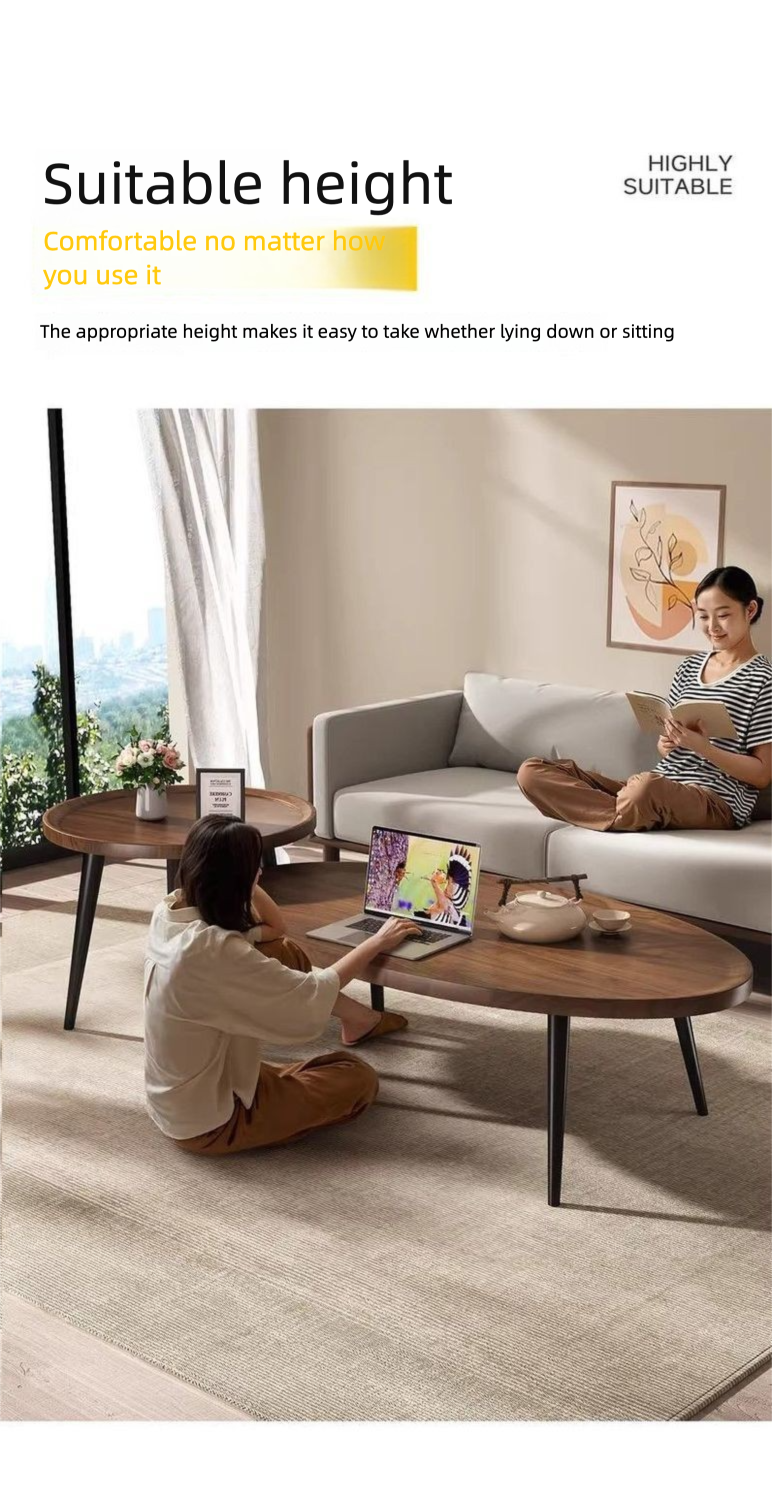 Woonkamer Bank Zijkant Huishouden Rond Verplaatsbaar Balkon Thee Modern Minimalistisch Appartement Kleine Salontafel_voghion.com