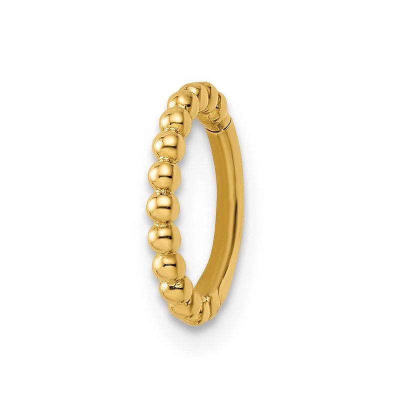 14k 14 Gauge Beaded Cartilage Ring_voghion.com