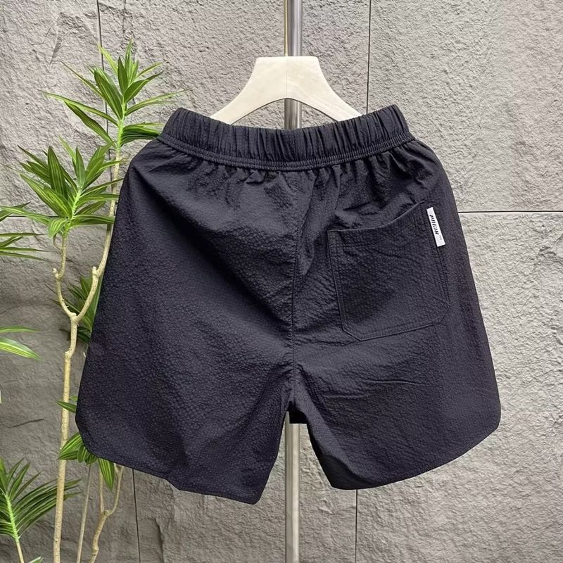 Summer men's minimalist style, bubble wrap, versatile casual shorts, thin, fashionable and trendy, loose fitting beach_voghion.com