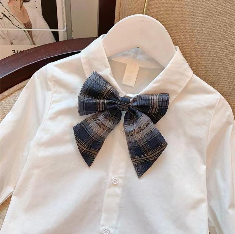 Giacca da ragazza stile college primaverile, camicia, gonna a pieghe, uniforme Jk per bambini_voghion.com