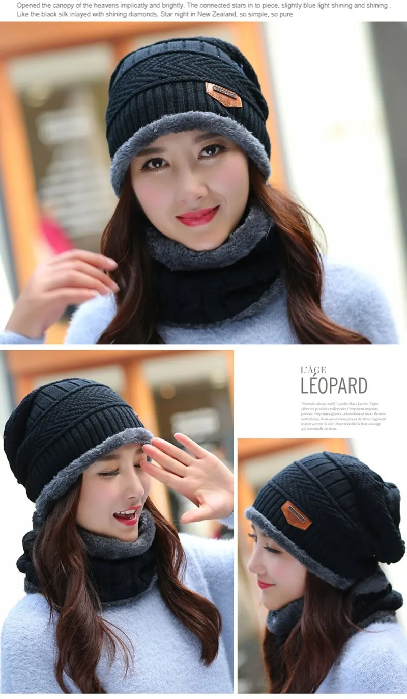 Talvised Skullies Mütsid Nokamütsid Meestele Naistele Villane Sall Mütsid Balaclava Mask Gorras Bonnet Kootud Müts_voghion.com