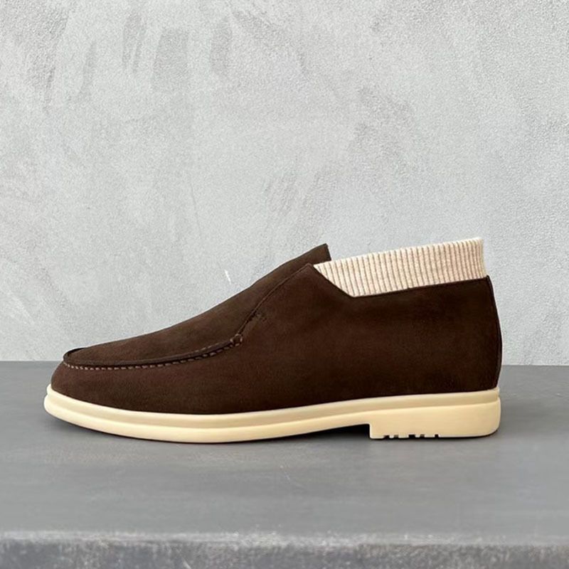 Erkekler İçin Yeni Stil Yeni Slip-On Loafer'lar, Düz, Şık, Günlük, Çok Yönlü, Hafif ve Rahat Ayakkabılar_voghion.com
