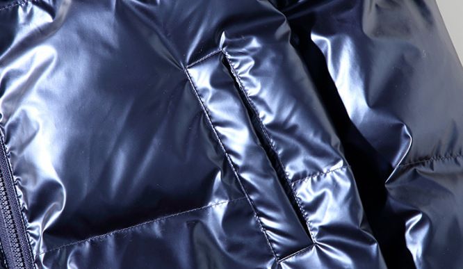 Men's Clothing Men's Clothing, Glossy Fabric, Down Filled Cotton Coat, Trendy Brand, Cropped Style, Heavy And Fluffy US Jacket_voghion.com