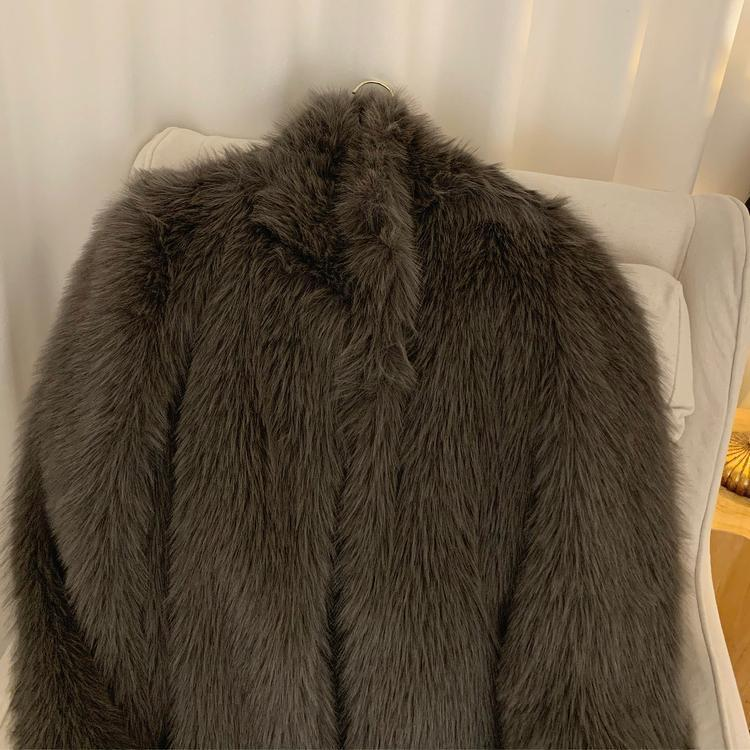 Men's Clothing Fur Coat Winter New Warm Thick Long Coat_voghion.com