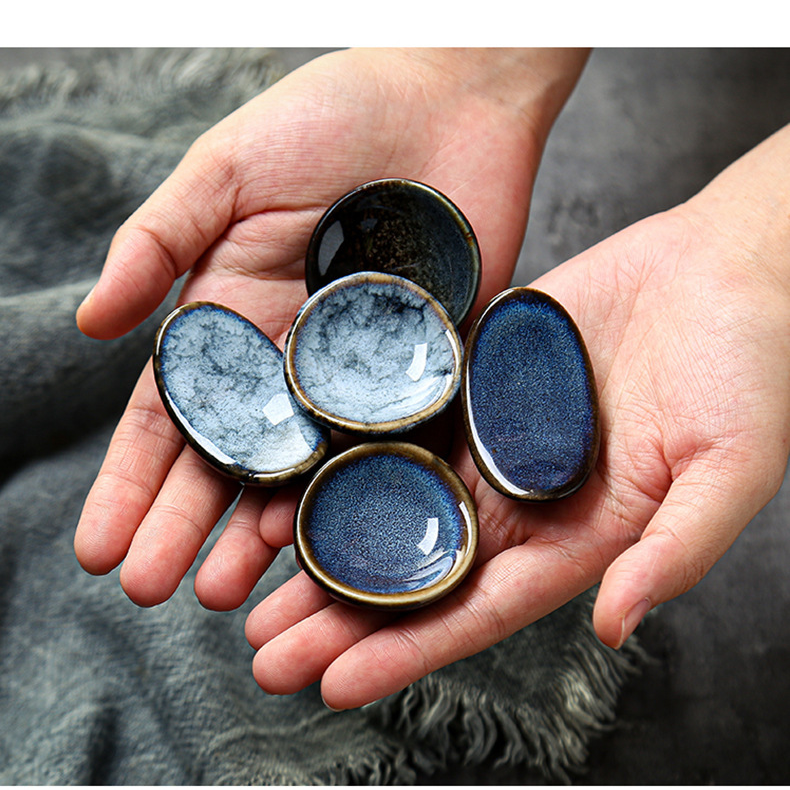Creative Retro Japanese Style Gold Ingot Ceramic Chopstick Holder Home Japanese Restaurant High Value Chopstick Holder Tableware_voghion.com