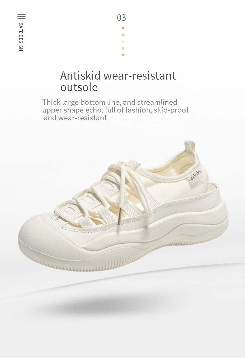 Openwork Canvas Slip-Ons For Women - Breathable Flat Sneakers With Perforated Design | Summer Shoes For Students & Casual Wear (Model P801)_voghion.com