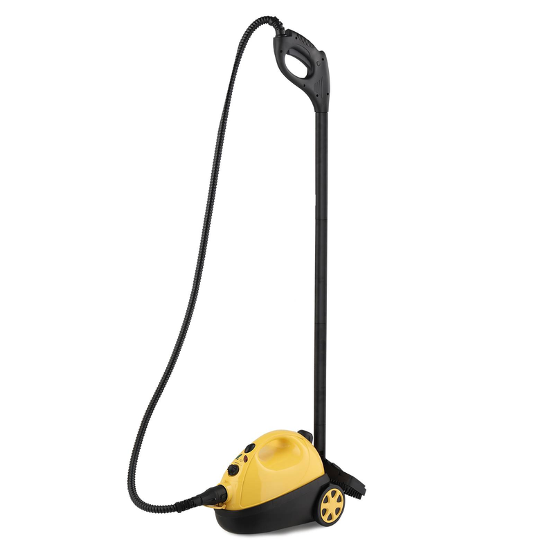 Mehrzweck-Dampfreiniger mit 19 Zubehörteilen, tragbarer Dampfreiniger mit 1,2-Liter-Tank für Fußböden, Teppiche, Fenster, Autos und mehr, 1500 W_voghion.com