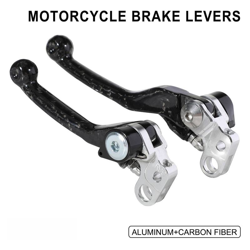 Carbon Fiber Motorcycle Brake & Clutch Levers - Lightweight & Durable Upgrade For Enhanced Control (Compatible With Multiple Models)_voghion.com
