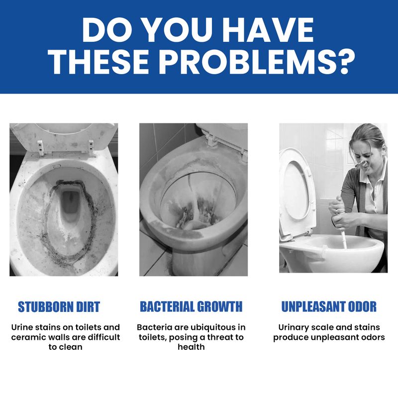 Jakehoe Toilet Flower Cleaner, Toilet Deodorizer Clean Odor Urine Stain Detergent_voghion.com
