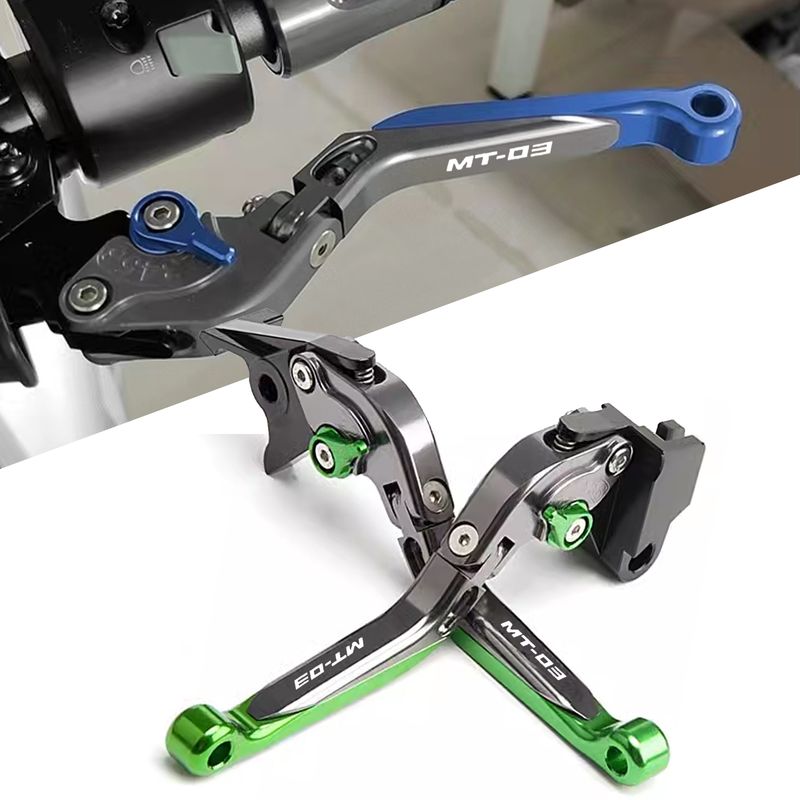 MT03 MT-03 MT 03 Új motorkerékpár alkatrészek CNC 6 sebességes állítható behúzható összecsukható fékkuplungkar_voghion.com