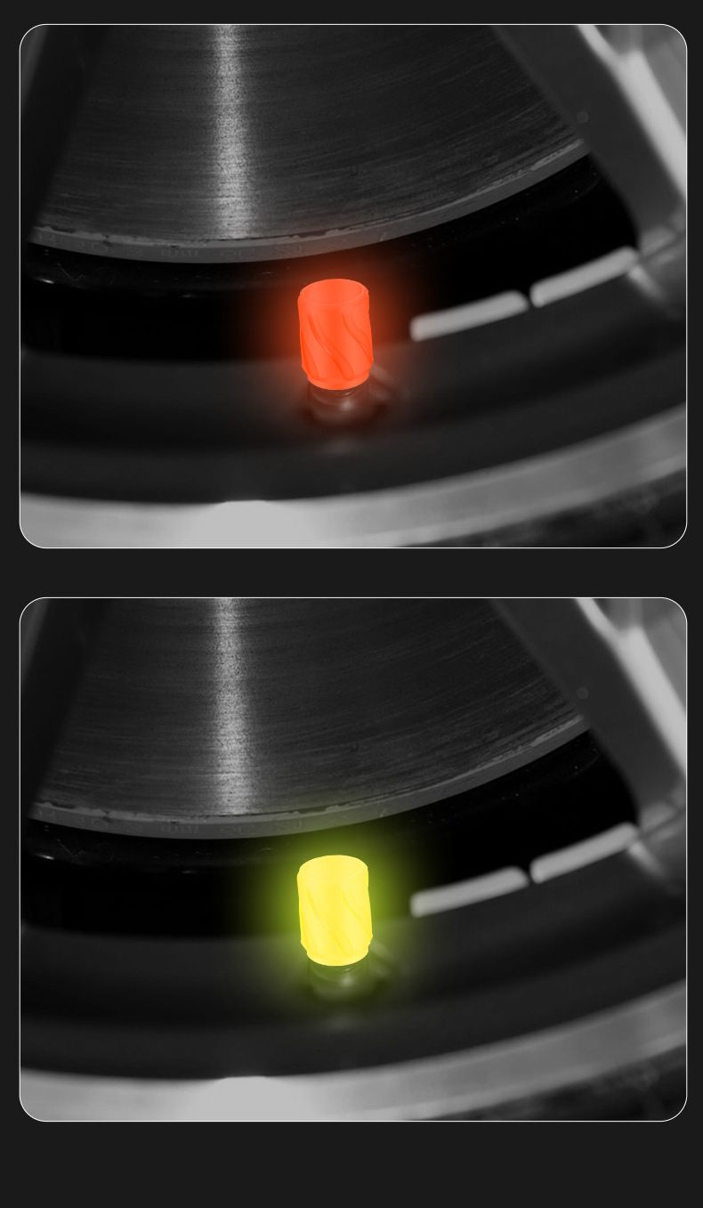 New Luminous Valve Cap For Electric Vehicles, Motorcycles, And Tires_voghion.com