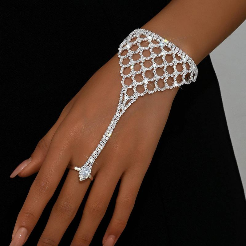 Parmak Sırtlı Moda Kişiselleştirilmiş Örgü Su Zinciri, Trend Stil Tam Çap Aksesuarları_voghion.com