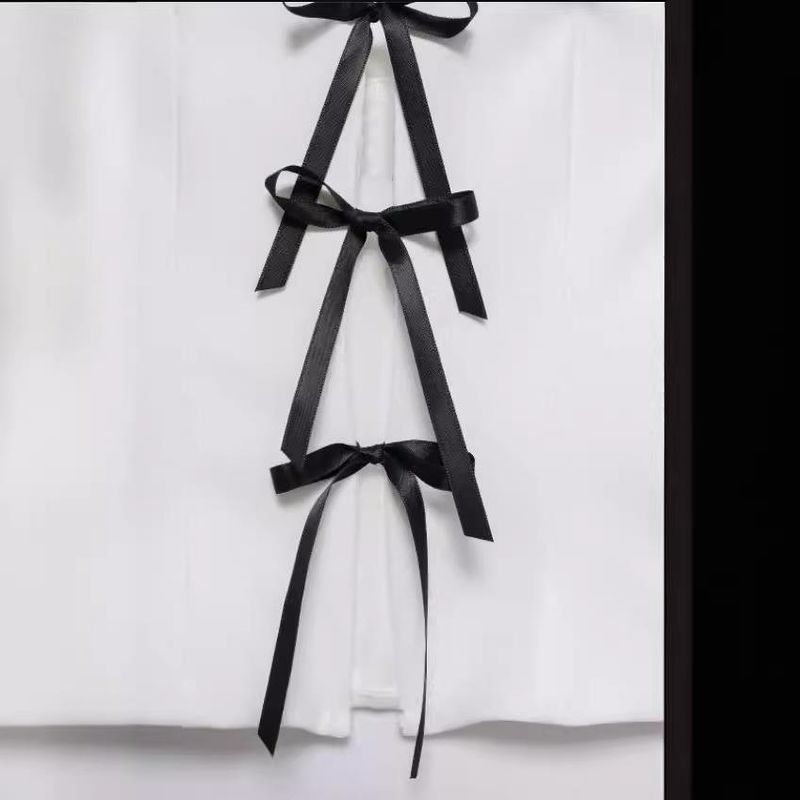 TAOP&ZA Summer New Women's Fashion Bowknot Off-Shoulder Tube Top 3067070_voghion.com
