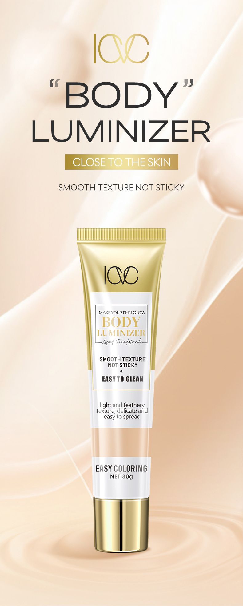 Fondotinta liquido High Gloss, correttore Oil Control, BB Cream, illumina il colore della pelle, trucco viso inglese_voghion.com