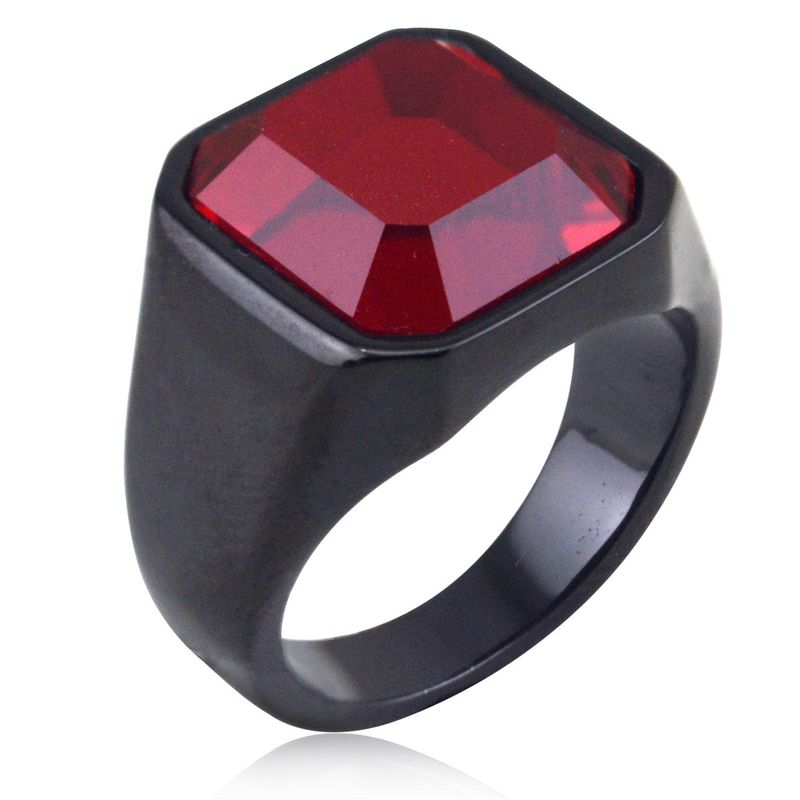 Anillo de acero de titanio con personalidad punk para discoteca, accesorio de moda para hombres y mujeres, HR877_voghion.com