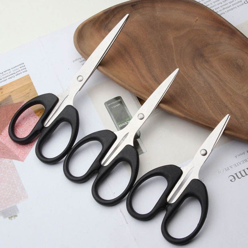 Roestvrijstalen kleine schaar kantoorbenodigdheden schaar papier-knipschaar pony draadschaar hand-knip papier-knip huishoud_voghion.com