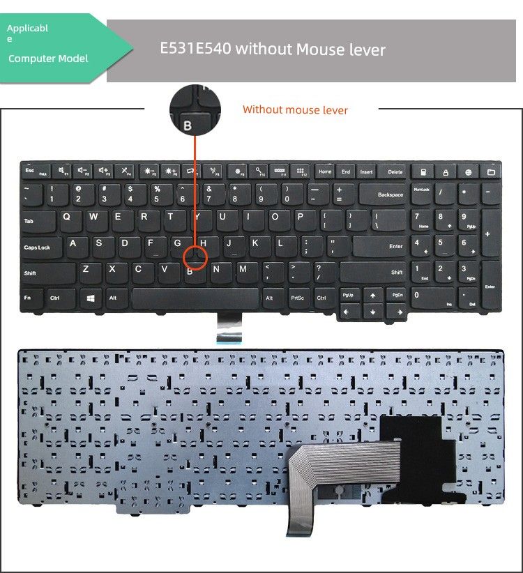 Suitable For Lenovo E550 E555 E550c E560 E570 E575 E520 E530 E540 Keyboard_voghion.com