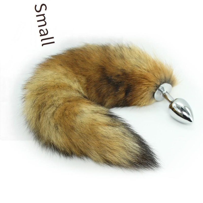 Sex Produkte Masturbation Metall Butt Plug Erwachsene Paar Flirten Frauen Produkte Fuchsschwanz Zubehör Spaß Bondage_voghion.com