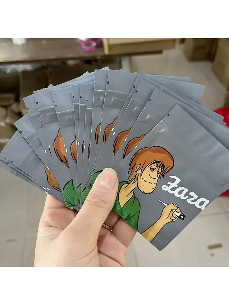 Şeffaf Pencereli Tekrar Kapatılabilir Mylar Poşetler - Koku Geçirmez, Mat Siyah, Ayakta Duran Taban (2,8x3,6 İnç, 100'lü Paket)_voghion.com