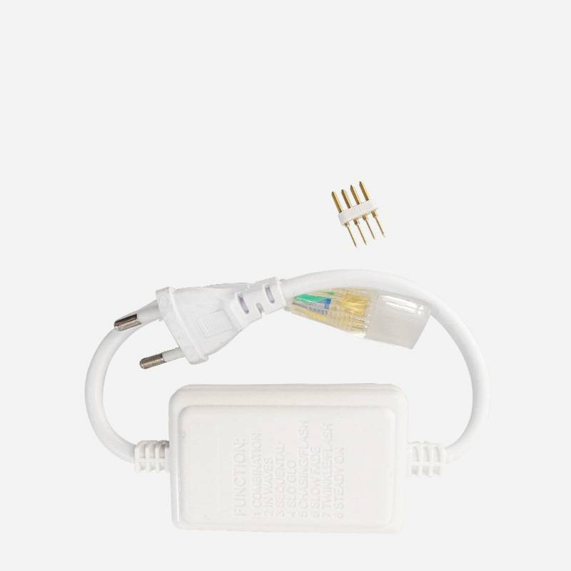 Conectores para tiras LED de alto voltaje de 220 V: conector de cobre resistente al agua para tiras monocromáticas y RGB (estándar de EE. UU./UE, 10 mm/12 mm)_voghion.com