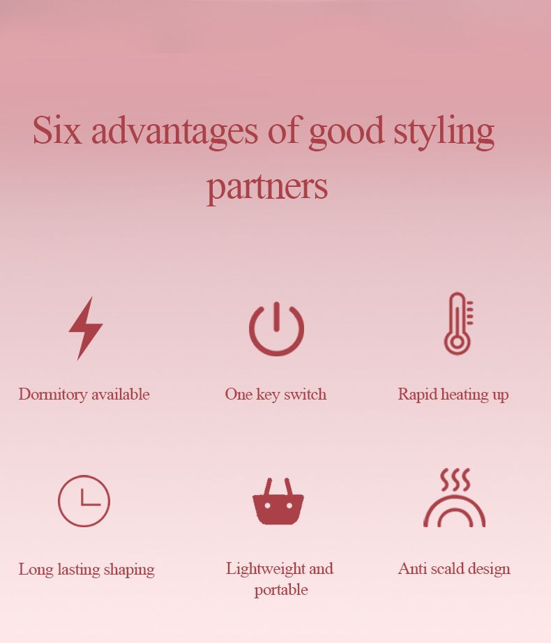 Curling Comb, Roller Comb, Electric Curling Comb, Long And Short Hair Styling, Electric Heating Comb, Voluminous Perming Comb, Curling Comb_voghion.com