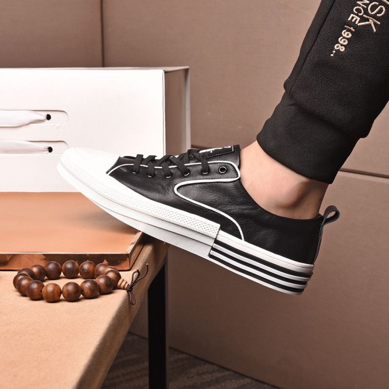 Baskets blanches tendance pour hommes, chaussures de luxe légères et polyvalentes, décontractées et tendance, nouvelle collection printemps_voghion.com