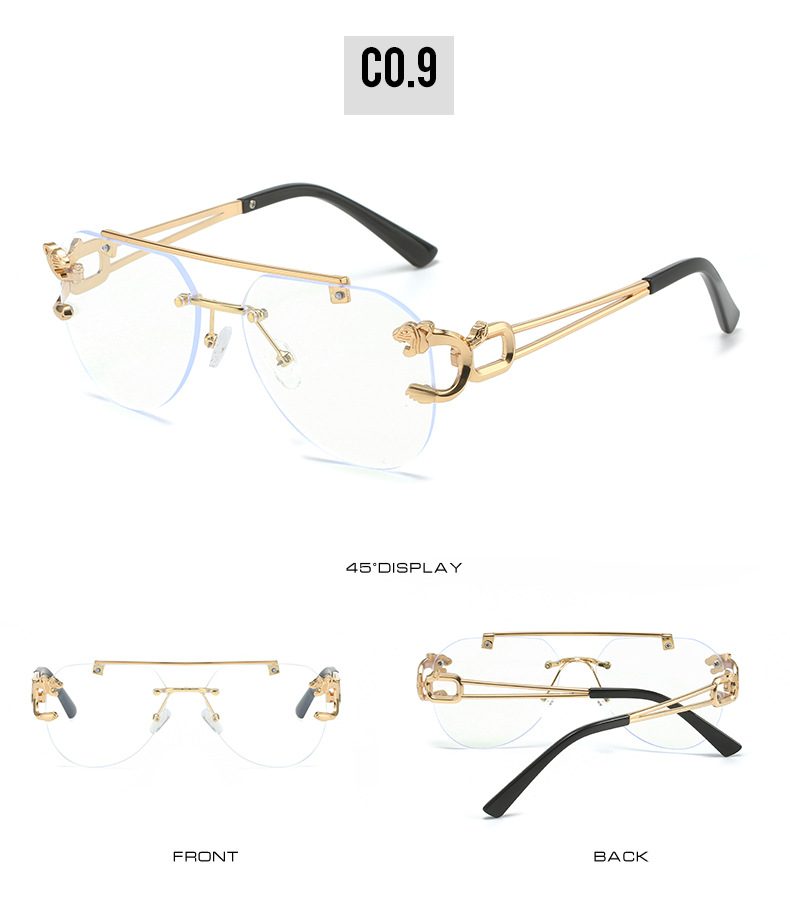 Randlose Suglasses Wome 2023 Fashio Glasses Vitage Shades Dropshippig Luette De Soleil Femme Gafas De Sol Mujer_voghion.com