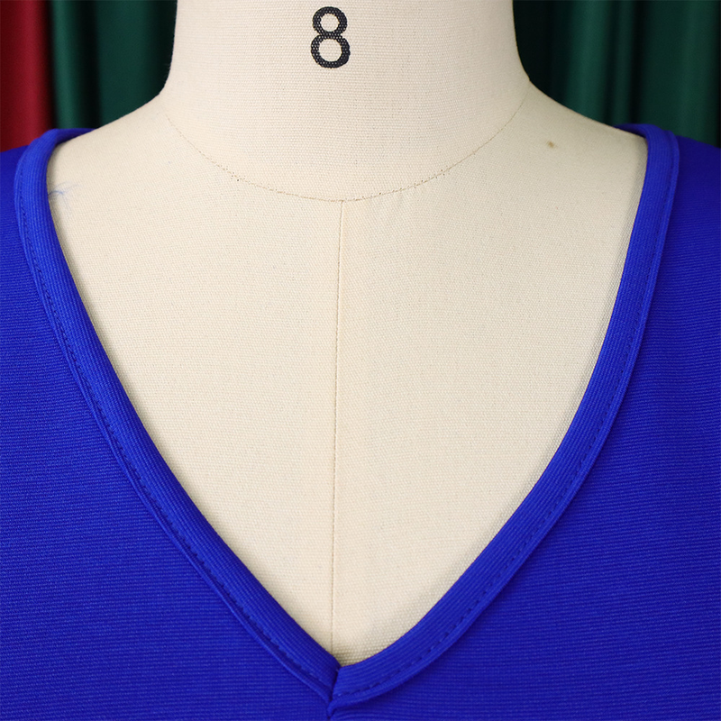 Abbigliamento da donna Manica a tromba da donna tinta unita taglia grande_voghion.com