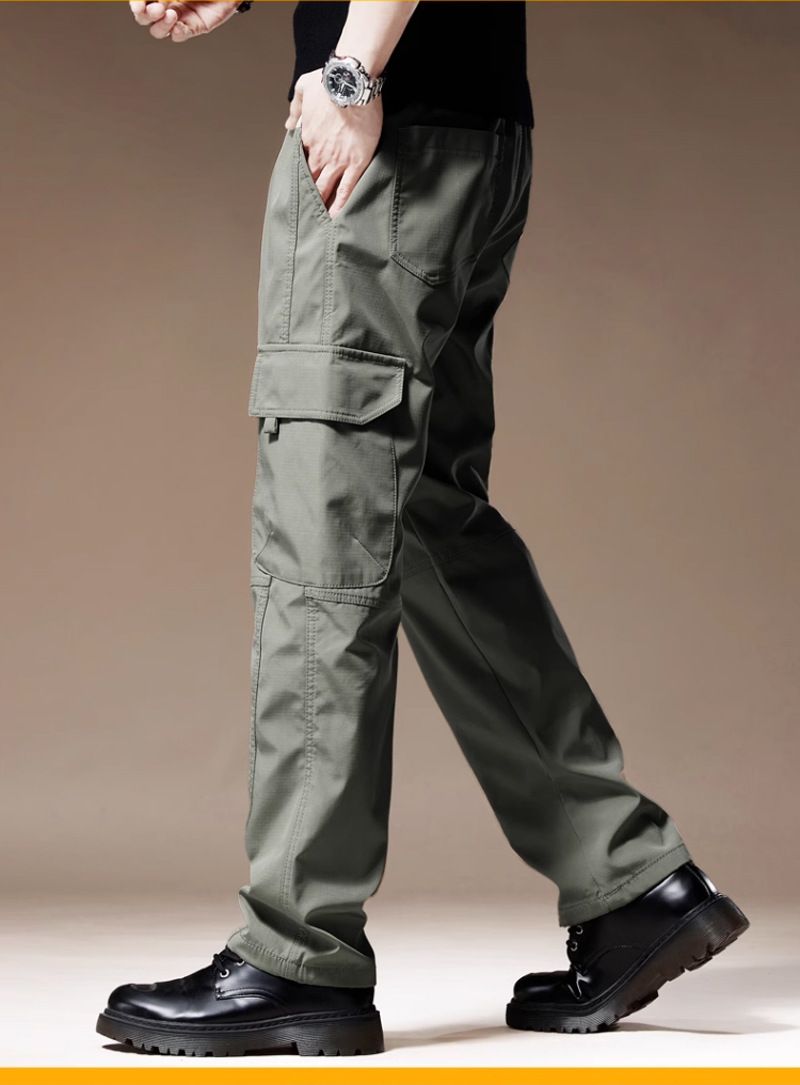 Taktische Cargohose für Herren – Wasserdichte und strapazierfähige Arbeitskleidung mit mehreren Taschen | Gerade Passform | Lockerer Tragekomfort_voghion.com