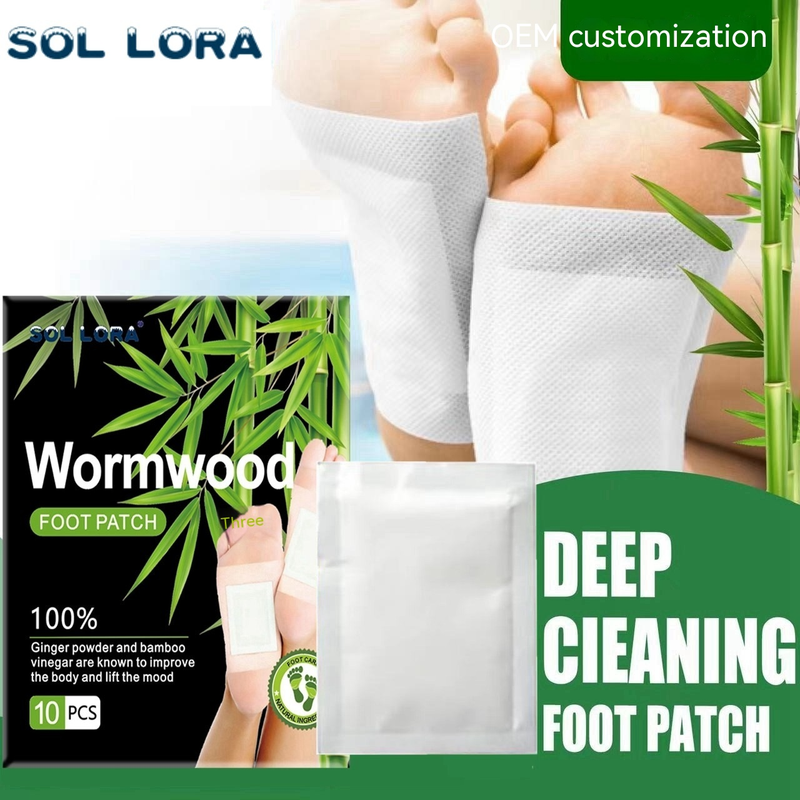 SOL LORA Moxibustion Relives Fatigue and Helps Sleep Care Moxa Foot Patch_voghion.com