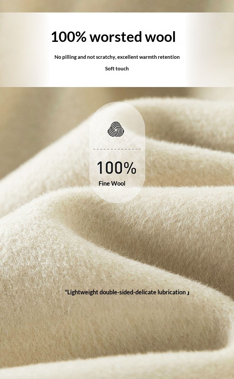 Hue Hue 100% Fine Woolen Mid-Length Slim Wool High-End Handmade Cashmere-Free Coat For Men Wholesale_voghion.com