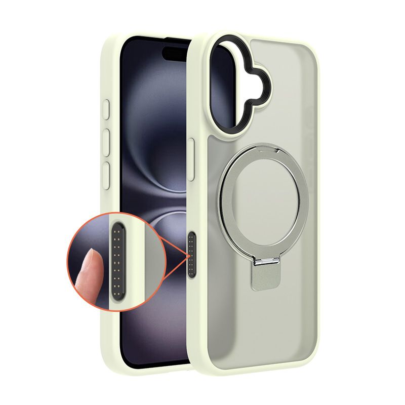 Anwendbar auf Apple Handyhülle Nische High-End Iphone17 Apple 15 Halterung Handyhülle Licht Luxus High-End-Zubehör_voghion.com