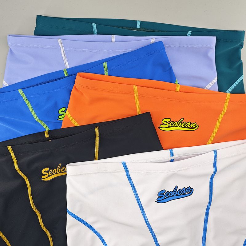 Neue Mode für Männer Low Taillierte Lange Boxer Badehose Heißer Frühling Hosen männer Badeanzug Badehose Großhandel_voghion.com
