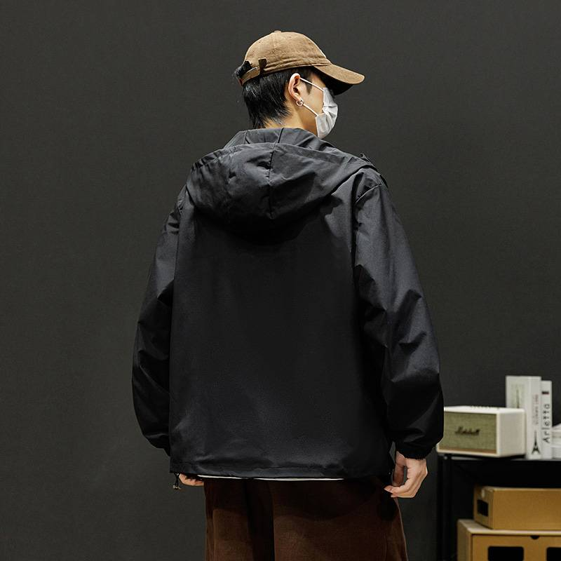 Sports jacket men's spring 2024 new casual jacket men and women's spring trend waterproof outdoor jacket_voghion.com