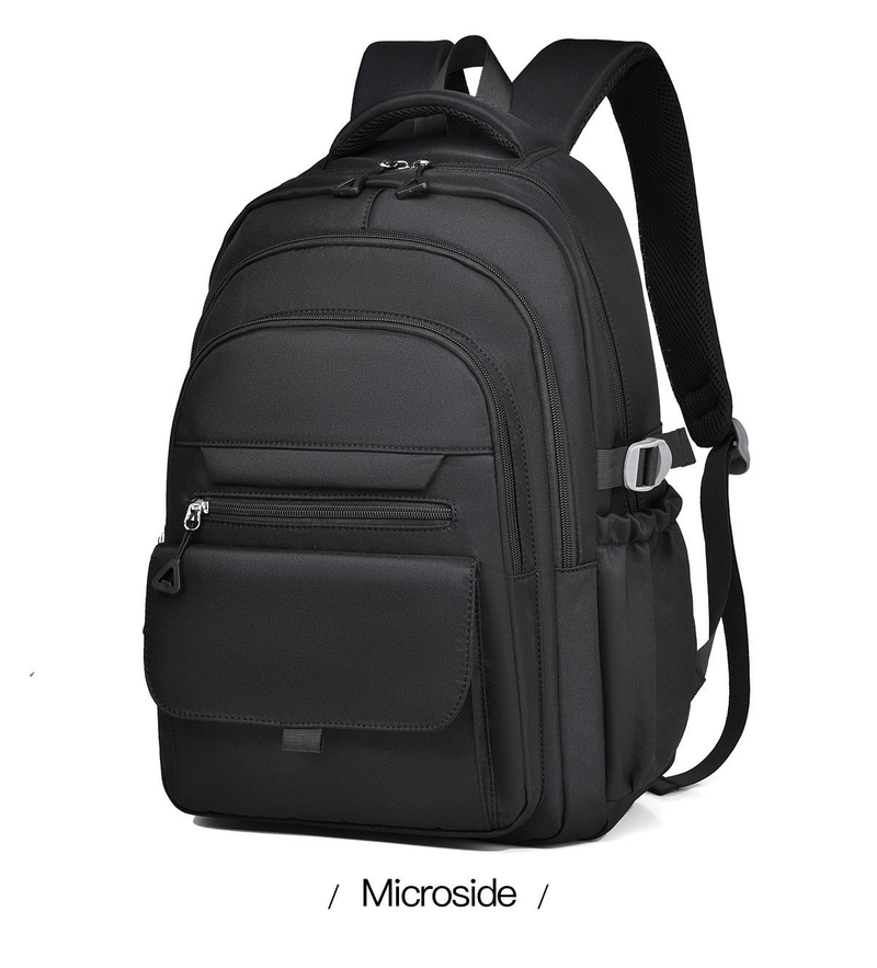 Zaino unisex per studenti con tasche multiple, zaino multifunzionale di grande capacità in stile coreano per coppie, design resistente e semplice_voghion.com
