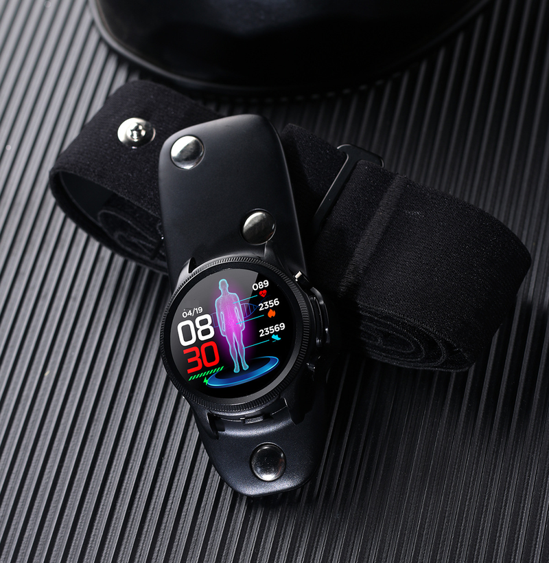 Smart Watches E400 Smart Watch ECG+PPG Niet-invasieve bloedsuikerspiegel Lichaamstemperatuur Bloedzuurstof Elektrocardiogram met 1,39 inch groot scherm_voghion.com