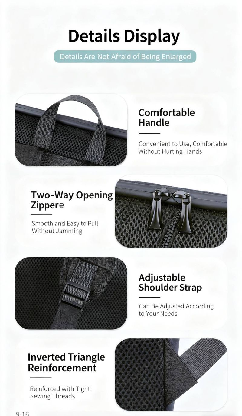 35L Multifunktionaler Reiserucksack Große Kapazität Magnetische Absaugung Geschäftsreisegepäck Mehrteiliger Rucksack_voghion.com