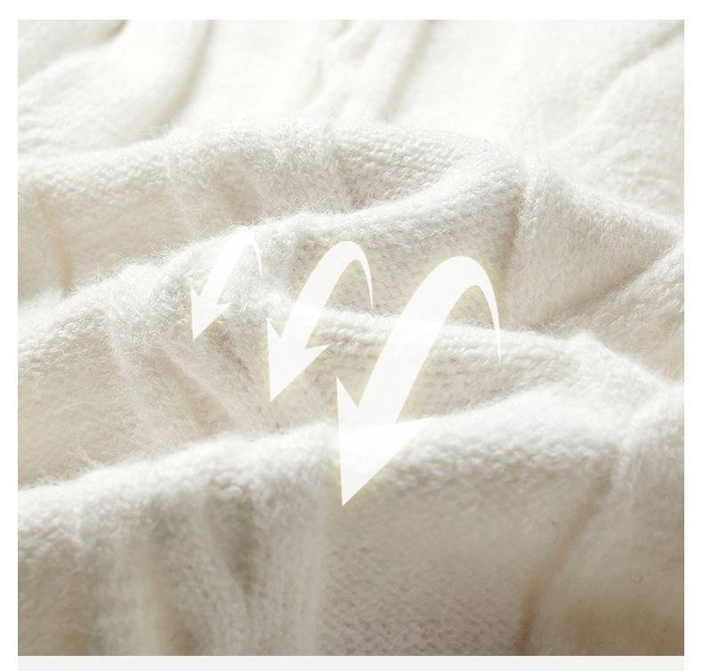 Pull en maille à col en V pour homme, motif torsadé, pull épais idéal pour un style décontracté chic et la superposition, grandes tailles disponibles._voghion.com