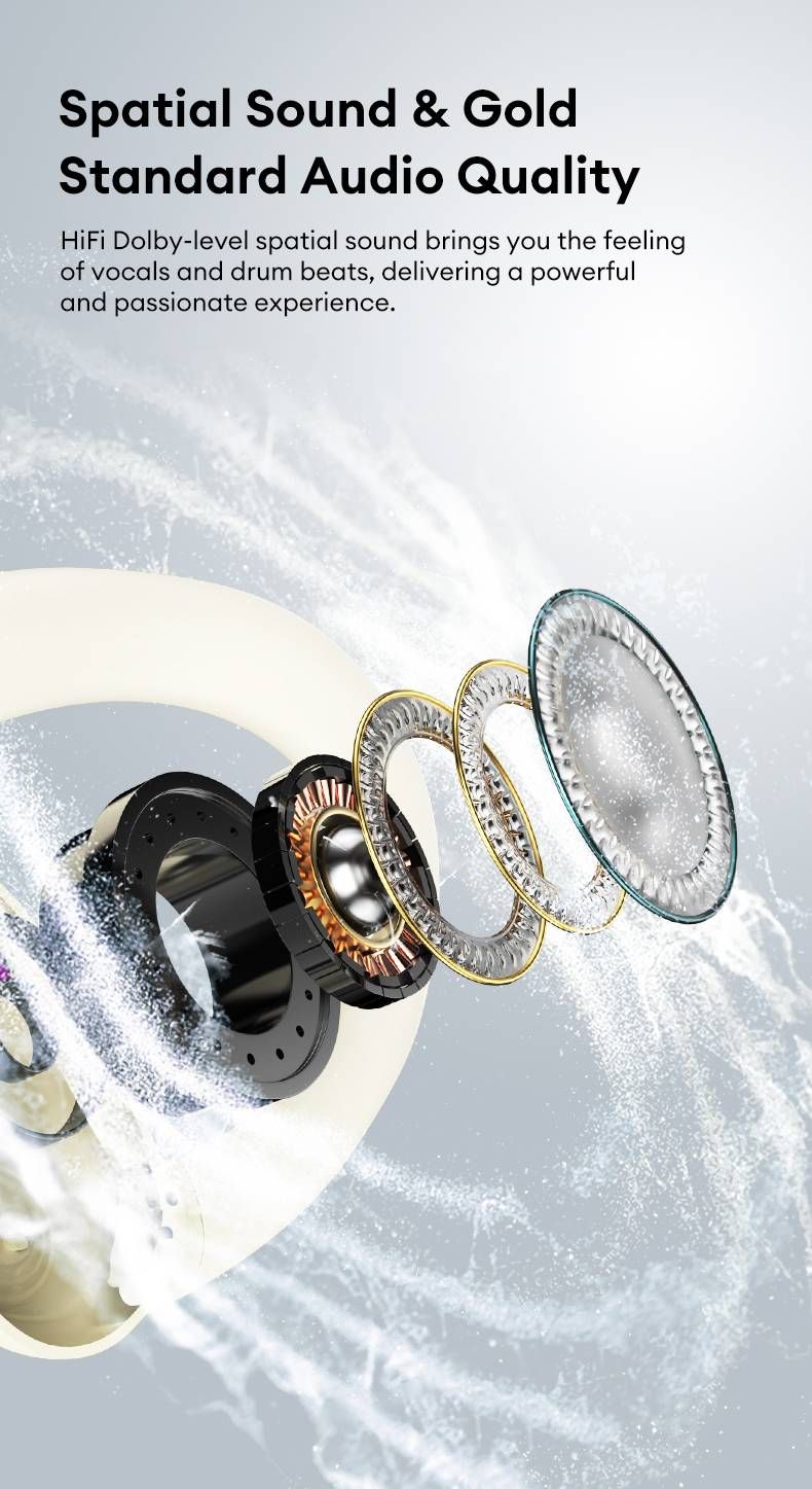 Orijinal Lenovo LK40 Kulak Üstü Bluetooth V5.4 Kulaklıklar Açık Tip Yüksek Kaliteli Gürültü Önleyici Kulaklıklar Koşu İçin Özel Spor Kulaklıkları_voghion.com