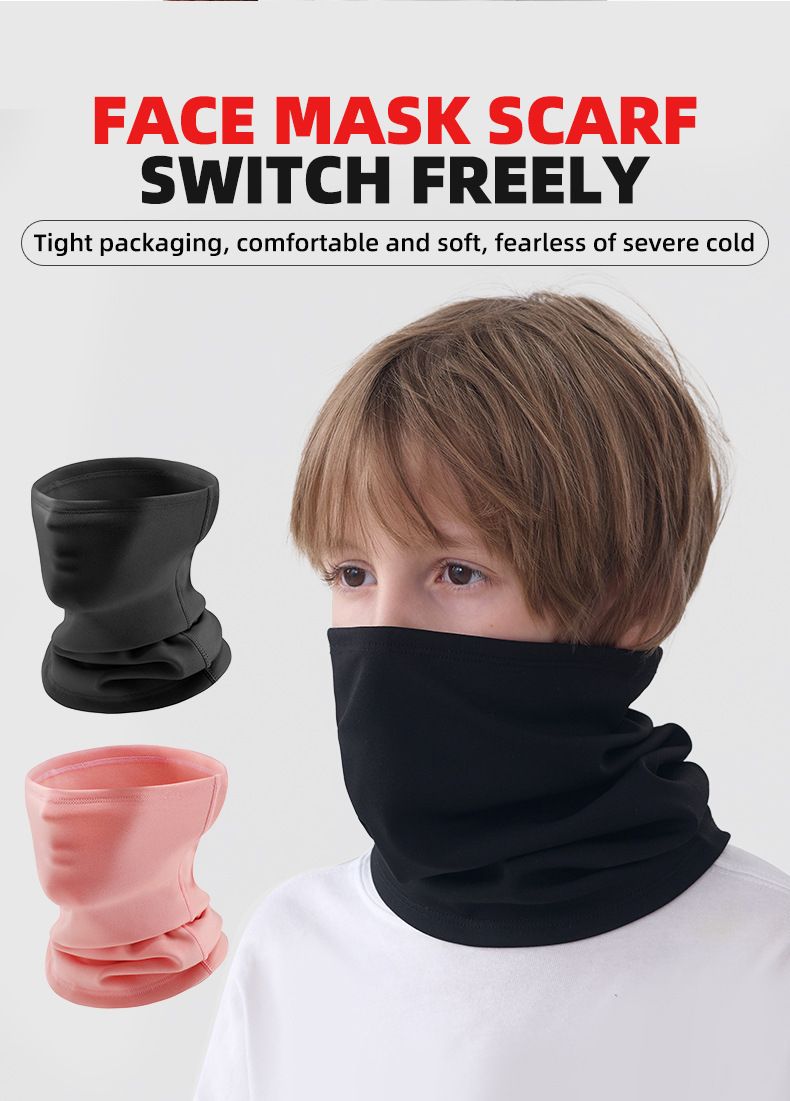 Felpa con cappuccio da ciclismo da uomo, alla moda, antivento, calda, con protezione integrale per il collo, maschera da sci, piccola sciarpa da donna, autunno inverno_voghion.com